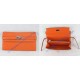 Hermes Kelly Long Wallet HW708 orange